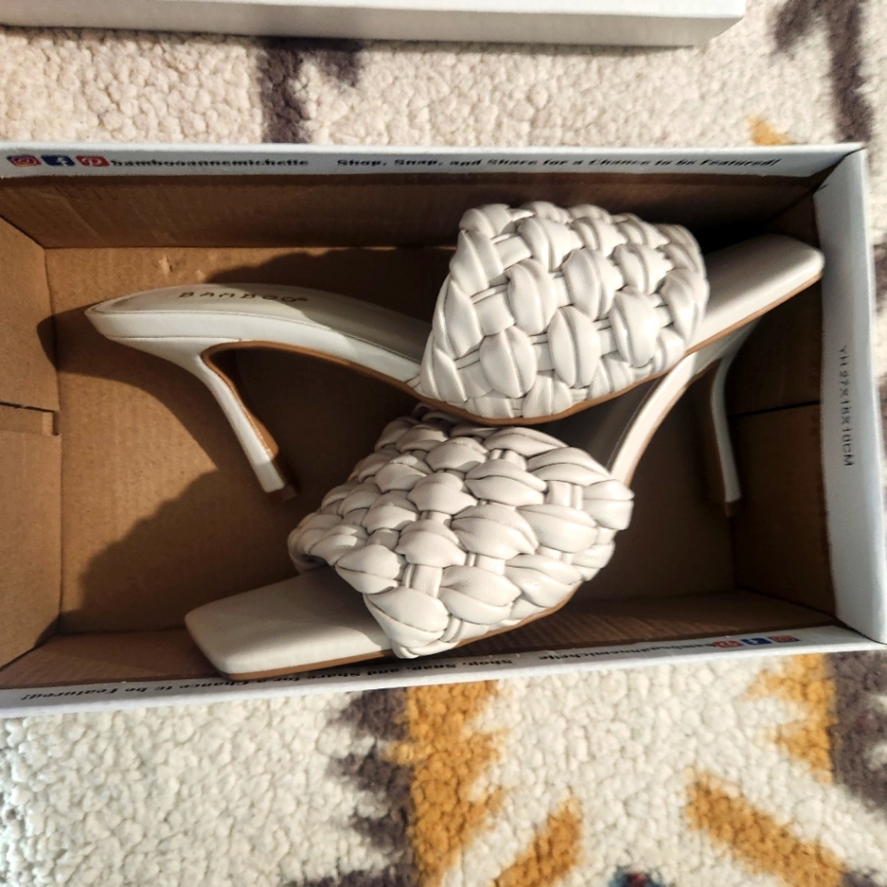 Heels new in box ,brand Bamboo,size 7